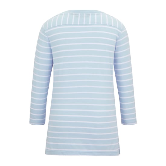 Regatta Dames/Dames Baylette II Gestreept T-shirt (Hemelsbreed/Wit) - Image 2