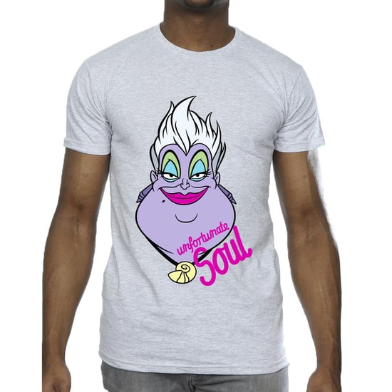 Disney Heren Schurken Ursula Ongelukkige Ziel T-Shirt (Sportgrijs) - Image 3