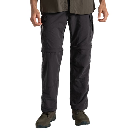 Craghoppers Heren NosiLife III Cabrio Cargo Broek (Zwarte peper) - Image 3