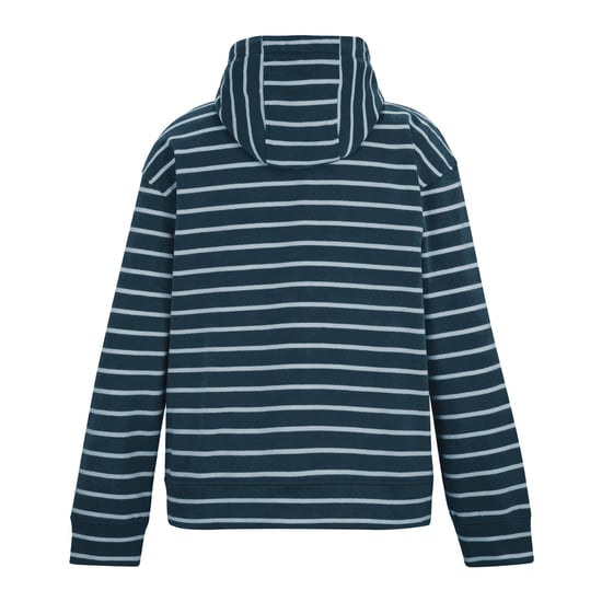 Regatta Dames/Dames Bayletta Gestreepte Hoodie met Volledige Ritssluiting (Marine, Wit) - Image 2