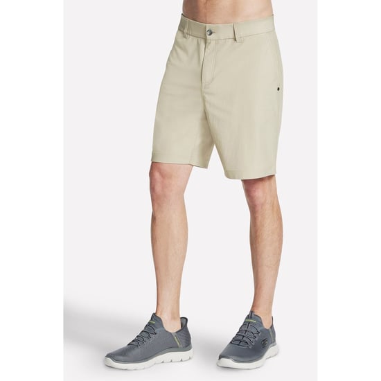 Skechers Premium Everywhere 9 Tum Kort Polyester Mäns Naturliga Knälånga Shorts - Image 3