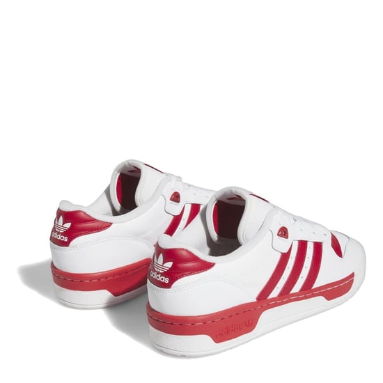 Men's adidas Rivalry Low Top Lace-Up Sneakers in Ftwwht/Tmpwrd/F - Image 4