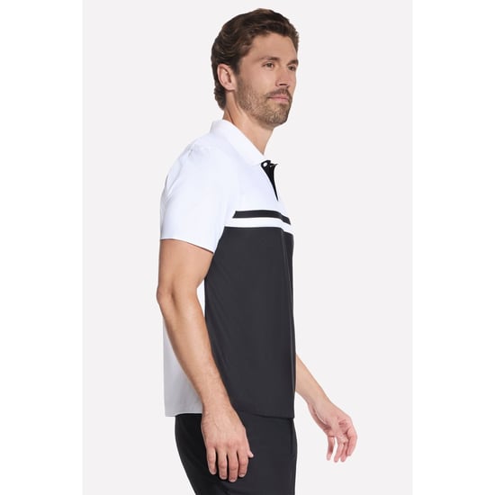 Skechers Ace Tour Polo Polyester Heren Witte Polo Shirt - Image 3