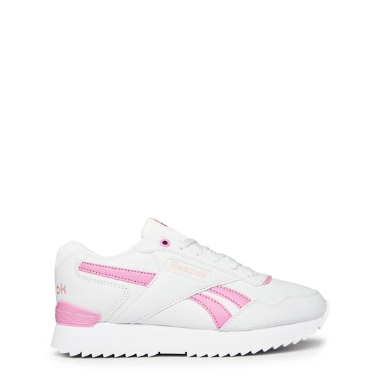 Women's Reebok Royal Glide Ripple Clip Ladies Trainers in Grey/Pink - Image 1