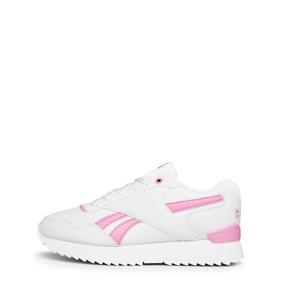Women's Reebok Royal Glide Ripple Clip Ladies Trainers in Grey/Pink - Image 2