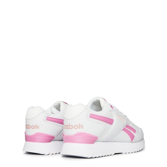 Women's Reebok Royal Glide Ripple Clip Ladies Trainers in Grey/Pink - Image 4