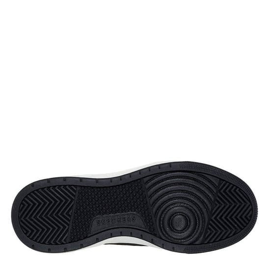 Women's Skechers Uno Court in Blk Lth/Pk Dlth - Image 4