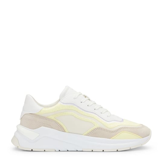 Women's Boss Skylar Lace Up Chunky Trainers in Open White - Image 1