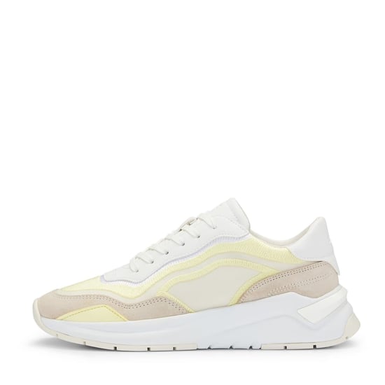 Women's Boss Skylar Lace Up Chunky Trainers in Open White - Image 3