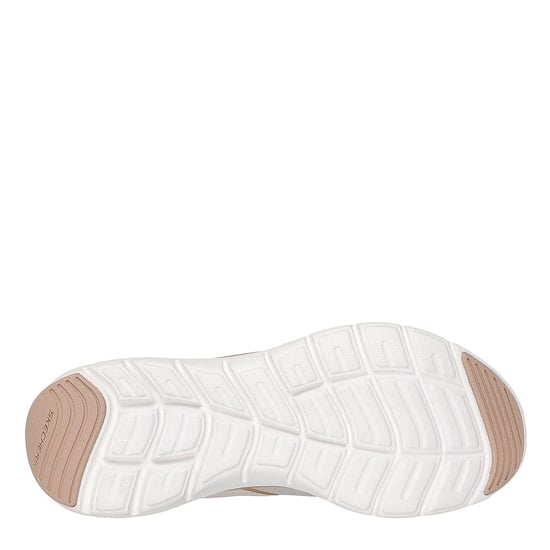 Women's Skechers Flex Appeal 5.0 Slip On Low Top Sneakers in Natural/Gold - Image 4
