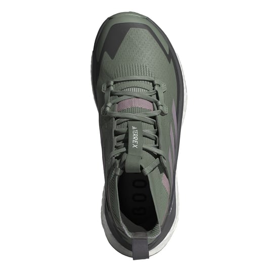Women's adidas Terrex Free Hiker 2 Mid Top Hiking Sneakers in Green - Image 5