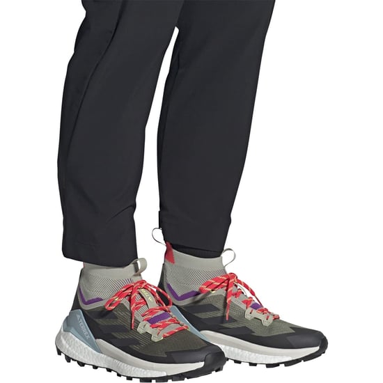 Women's adidas Terrex Free Hiker 2 Mid Top Hiking Sneakers in Green - Image 3