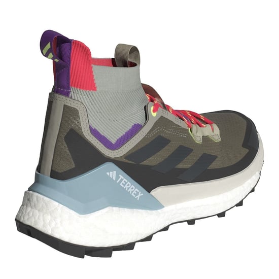 Women's adidas Terrex Free Hiker 2 Mid Top Hiking Sneakers in Green - Image 5