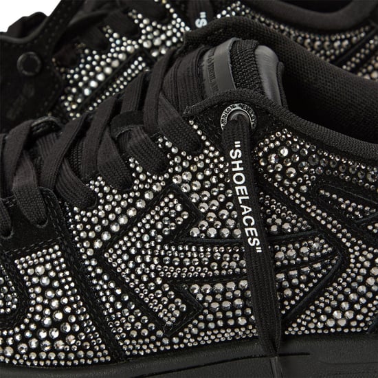 Women's Off White Outofoffice Low Top Trainers in Black/Black - Image 3