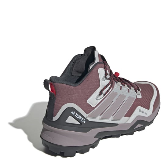 Women's adidas Skychaser Lace-Up Hiking Boots in Crmsn/Fig/Gry - Image 4