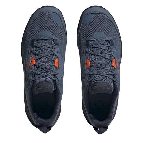 Men's adidas Terrex AX4 Lace-Up Low Top Trekking Sneakers in Wonder Steel - Image 5