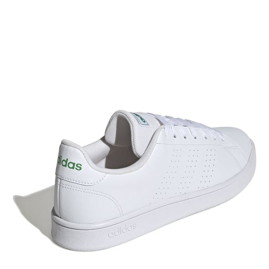 Men's adidas Advantage Base Trainers in White/Green - Image 4