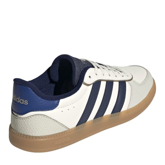 Women's adidas Breaknet Low Top Lace-Up Sneakers in White/Blue - Image 4