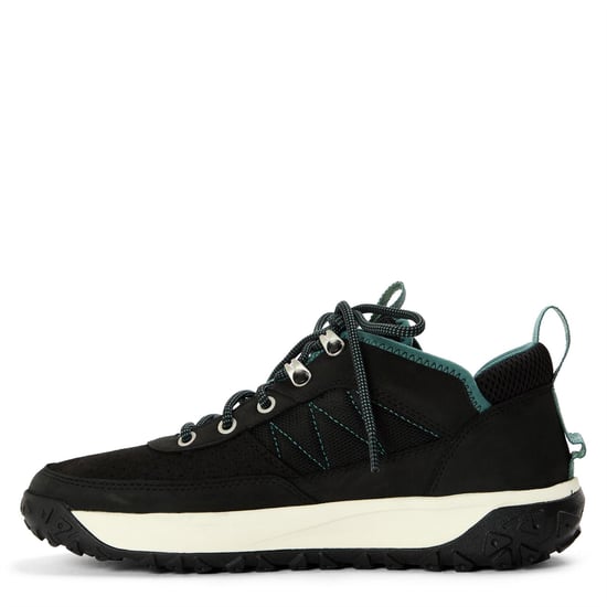 Women's Timberland Greenstride Motion 6 Low Top Walking Shoes in Black/White - Image 2