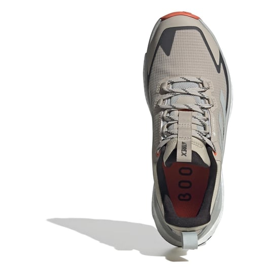 Women's adidas Terrex Free Hiker 2 Low Gore-Tex Hiking Sneakers in Beige/Blk/Ornge - Image 5