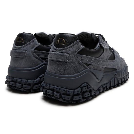 Men's Ellesse Luxe EL42 Lace-Up Lug Sole Sneakers in Black - Image 4