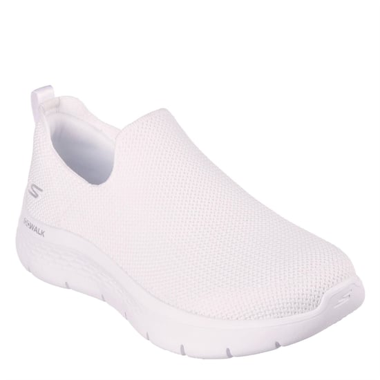 Women's Skechers Slip On Trainers in White - Image 1