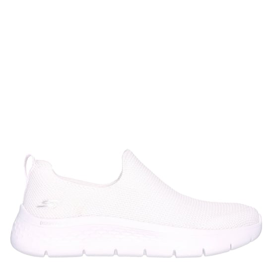 Women's Skechers Slip On Trainers in White - Image 3
