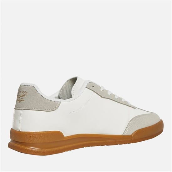 Men's Original Penguin Trainers in White/Grey - Image 2