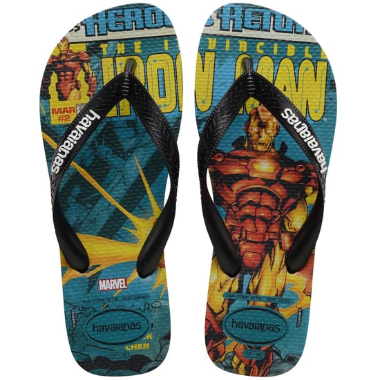 Women's Havaianas Marvel Graphic Print Flip Flop Sandals in Multi - Image 2