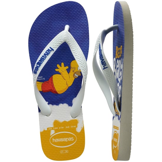 Women's Havaianas Simpson Cartoon Print Flip Flop Sandals in Multi - Image 3