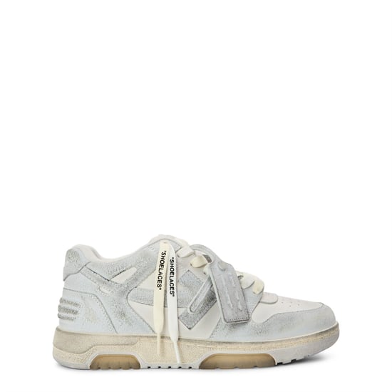 Women's Off White Outofoffice Vin Low Top Trainers in White/White - Image 1