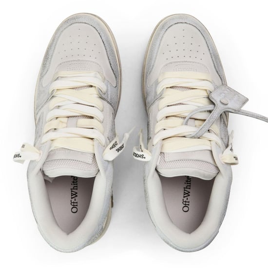 Women's Off White Outofoffice Vin Low Top Trainers in White/White - Image 4