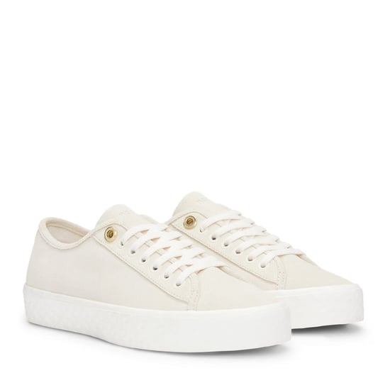 Women's Boss Tennis Shoes in Open White - Image 3