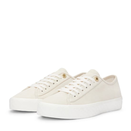 Women's Boss Tennis Shoes in Open White - Image 6