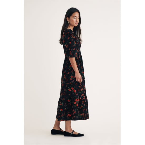 Women's Nobodys Child Elsa Square Neck Midi Dress in Black - Image 2