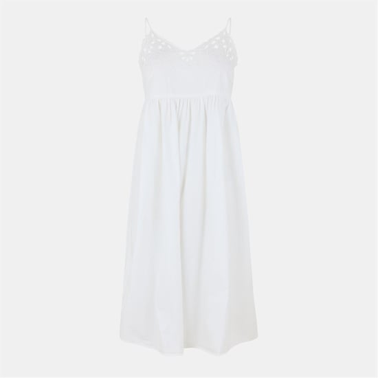 Women's Vero Moda Vera Spaghetti Strap Midi Dress in Snow White - Image 1