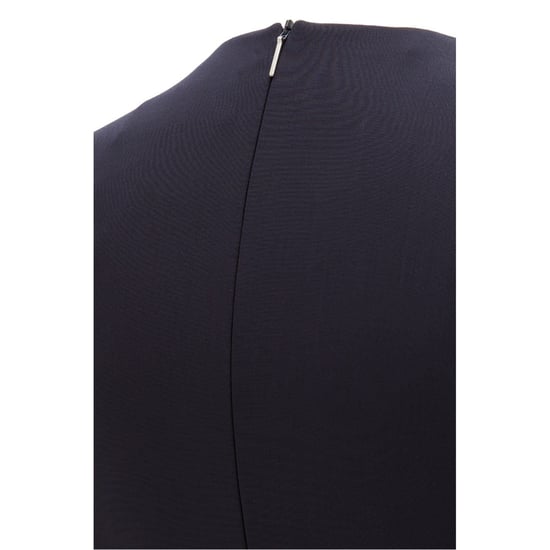 Women's Boss Daleno V-Neck Three Quarter Sleeve Knee Length Dress in Open Blue - Image 2