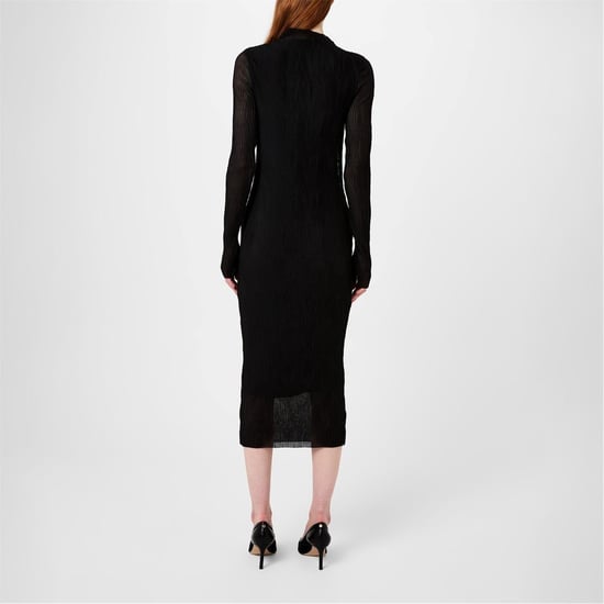 Women's Boss Mesh Dress in Black 001 - Image 3