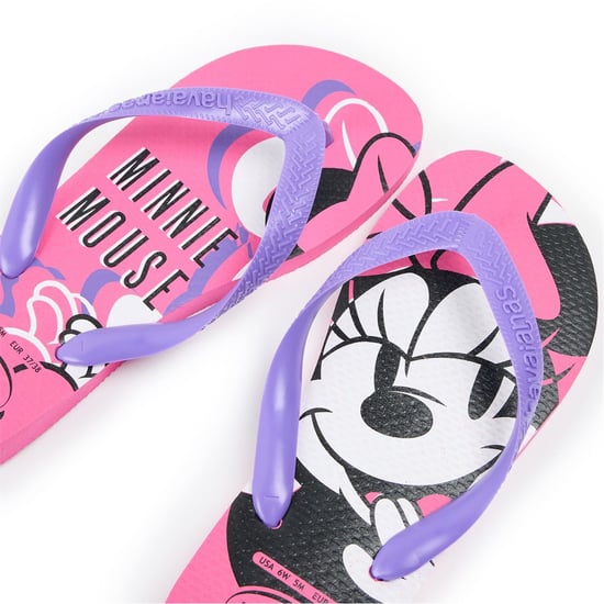 Women's Havaianas Mickey Mouse Graphic Print Flip Flops in Pinkpink - Image 3