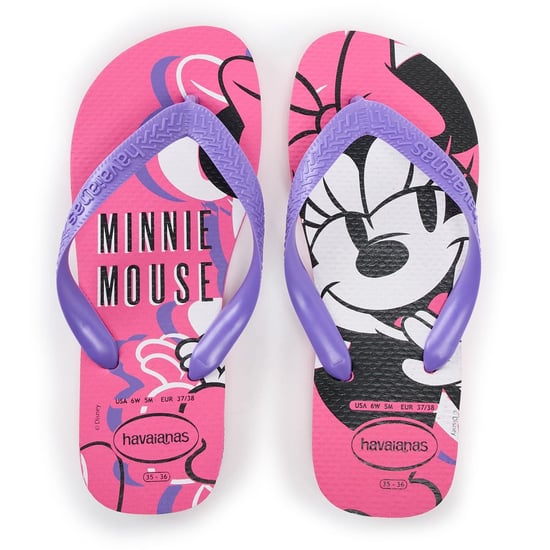 Women's Havaianas Mickey Mouse Graphic Print Flip Flops in Pinkpink - Image 4