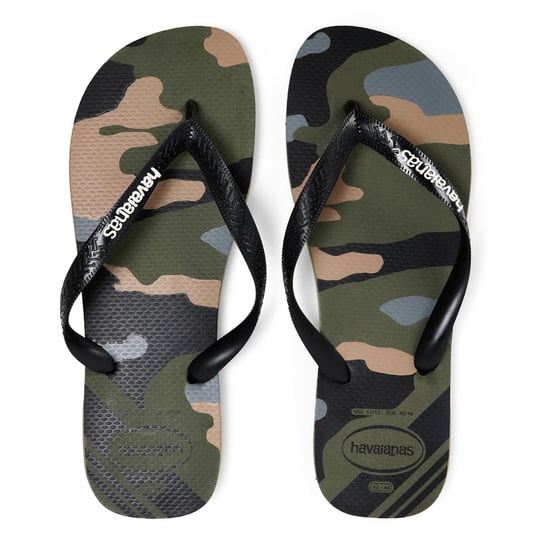 Women's Havaianas Hav. Top Camu Green 35 36 Flip Flops in Green - Image 4