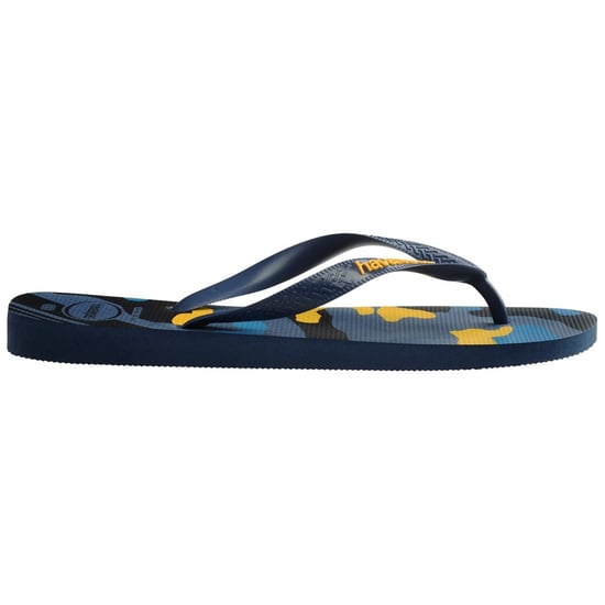 Women's Havaianas Hav. Top Camu Indigo Blue 39 40 Flip Flops in Indigo Blue - Image 1