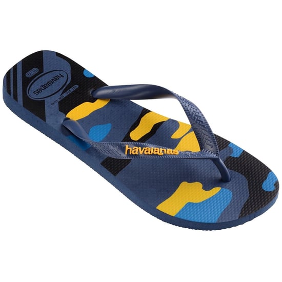 Women's Havaianas Hav. Top Camu Indigo Blue 39 40 Flip Flops in Indigo Blue - Image 2