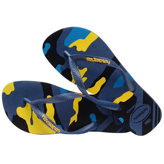 Women's Havaianas Hav. Top Camu Indigo Blue 39 40 Flip Flops in Indigo Blue - Image 3