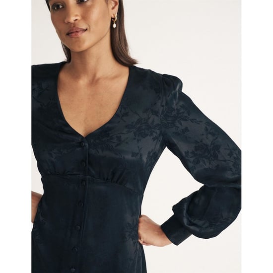Women's Nobodys Child Tasha Midi Drs in Black - Image 3