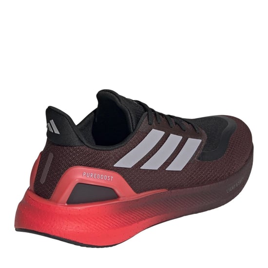Men's adidas Pureboost 5 in Aurr/Glogry/Red - Image 4