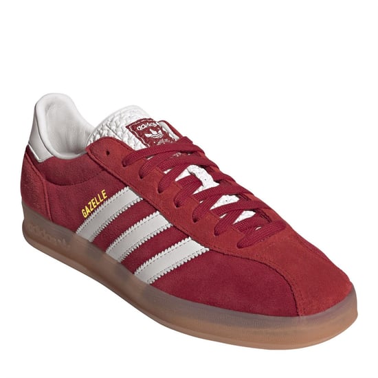 Men's adidas Originals Gazelle Indoo in Team Vic Red - Image 3