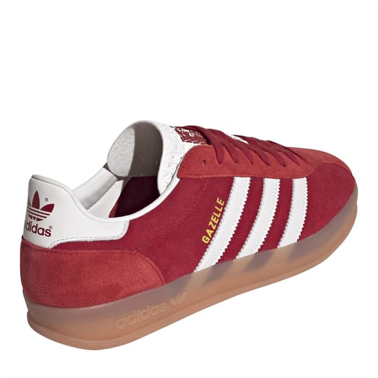 Men's adidas Originals Gazelle Indoo in Team Vic Red - Image 4