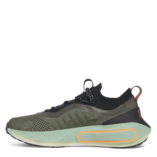 Men's Under Armour Phantom 4 Lace-Up Sock Trainers in Green - Image 2