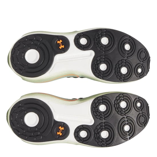 Men's Under Armour Phantom 4 Lace-Up Sock Trainers in Green - Image 3